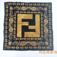 雙面多色亮片繡花、珠片繡、亮片繡、釘珠繡、珠片繡花廠、繡花廠